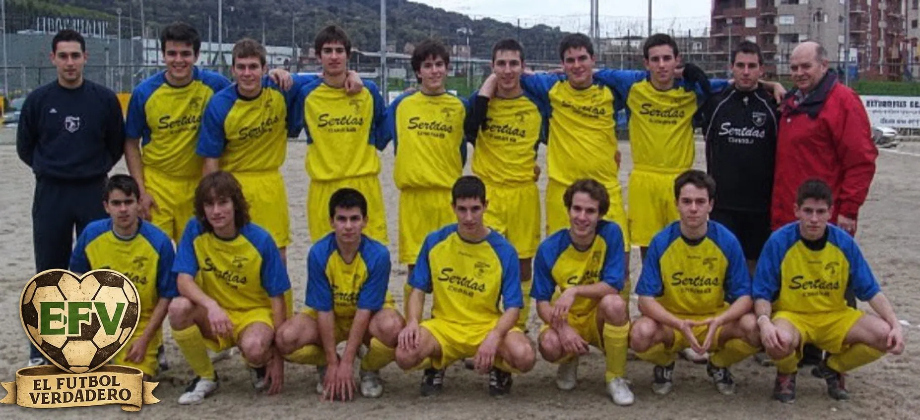 El primer equipo juvenil del autor, foto de equipo